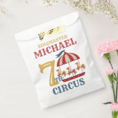 レトロ回転木馬回路カーニバル誕生日好意バッグ フェイバーバッグ (封をした状態)