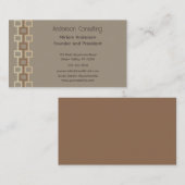 レトロ図形の汎用 名刺 (正面/裏面)