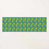 レトロ図形 ヨガマット (正面(横))