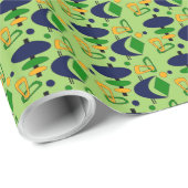 レトロ図形 ラッピングペーパー (ロールコーナー)