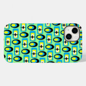 レトロ図形 Case-Mate iPhoneケース (裏面 (横))