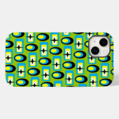 レトロ図形 Case-Mate iPhoneケース (裏面 (横))