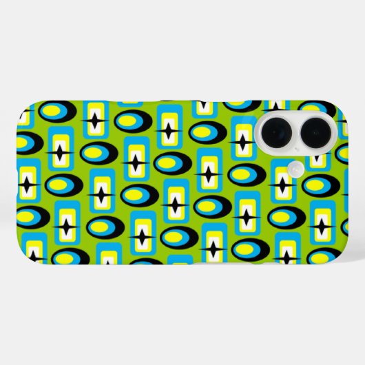レトロ図形 Case-Mate iPhoneケース (裏面 (横))