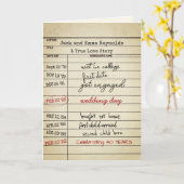 レトロ図書館カード40周年記念 カード (黄色い花)