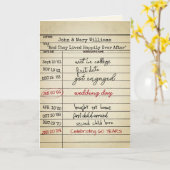 レトロ図書館カード60周年記念 カード (黄色い花)