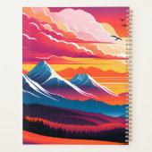 レトロ図解入りの、写真付きのプランナー2024 プランナー手帳 (裏面)