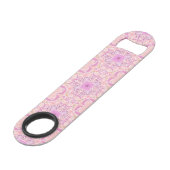 レトロ園花模様ピンク スピード栓抜き (裏面アングル)
