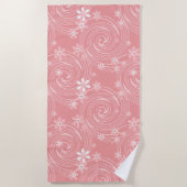 レトロ型 ビーチタオル (正面)