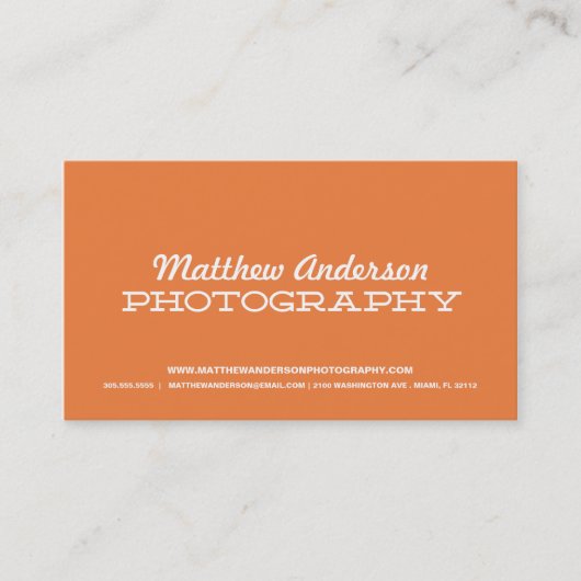 レトロ型 |写真名刺 名刺 (正面)