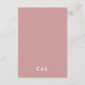 レトロ埃バラ結婚の詳細エンクロージャカード エンクロージャーカード (裏面)