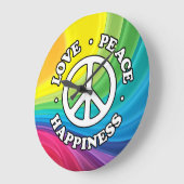 レトロ壁時計 ラージ壁時計 (傾斜)