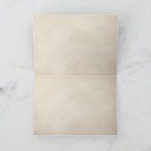 レトロ壁紙空白のノートカード サンキューカード (内部)