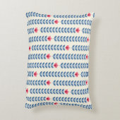 レトロ壁紙 – 花模様(抽象芸術スカ付き) アクセントクッション (裏面(縦))