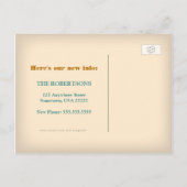 レトロ変更はがき 案内ポストカード (裏面)