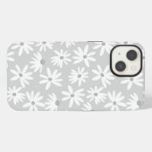 レトロ夏のデイジーパターン小#6 #pattern iPhoneケース (裏面横)