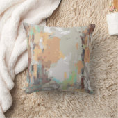 レトロ夏の雰囲気ほこりっぽいオレンジ色のトープ自然、 クッション (ブランケット)