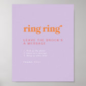 レトロ夏数々の色オーディオゲストブックサイン ポスター (正面)