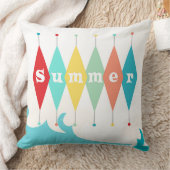 レトロ夏 クッション (ブランケット)