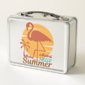 レトロ夏Tシャツ70s-90s メタルランチボックス (裏面)