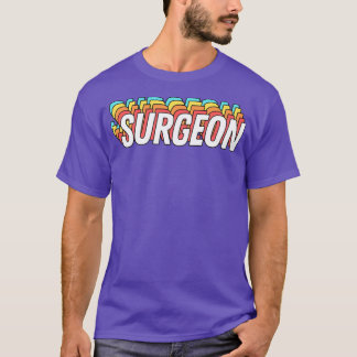 レトロ外科医文字 Tシャツ