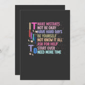 レトロ大丈夫 招待状 (正面/裏面)