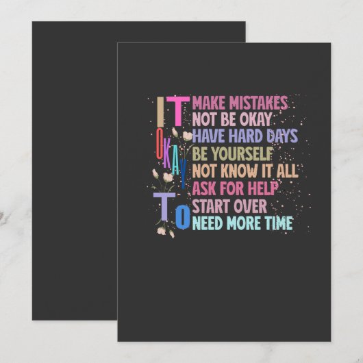 レトロ大丈夫 招待状 (正面/裏面)