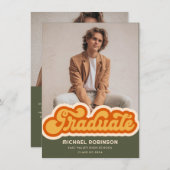 レトロ大学院写真のお知らせ 招待状 (正面/裏面)