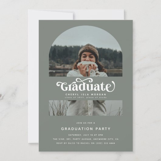 レトロ大学院写真修士会 招待状 (正面)