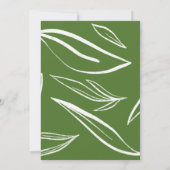 レトロ大学院卒業パーティー招待状 招待状 (裏面)