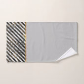 レトロ大理石ストライプ製バスルーム用タオルセット バスタオルセット (ハンドタオル)