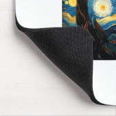 レトロ太陽のトータルEclipse 2024テキサス州男性へ女性 マウスパッド (コーナー)