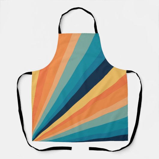 レトロ太陽光線 エプロン (正面)