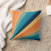 レトロ太陽光線 クッション (ブランケット)