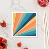 レトロ太陽光線 スタンダードカクテルナプキン (インサイチュ)