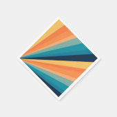 レトロ太陽光線 スタンダードカクテルナプキン (角)