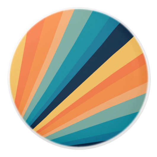 レトロ太陽光線 セラミックノブ (正面)