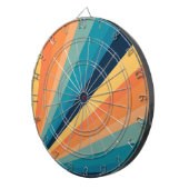 レトロ太陽光線 ダーツボード (正面右)