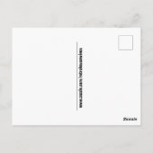 レトロ女子おもしろいコーヒー&キャッツはがき ポストカード (裏面)