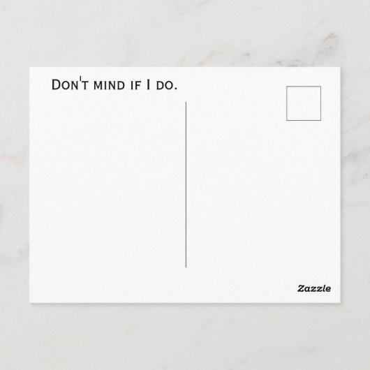 レトロ女性がコーヒーはがきを出される ポストカード (裏面)