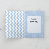 レトロ女性が写真を持つ カード (内部)