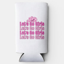 レトロ女性のカーボーイピンクブライドセルツァークーラーボックス