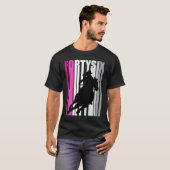 レトロ女性のカーボーイ誕生日46thロデオホースクイーンバー tシャツ (正面フル)