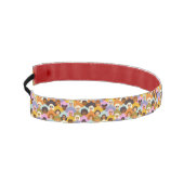 レトロ女性の世界のパターン アスレチックヘッドバンド (左)