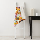 レトロ女性の世界のパターン シェルパブランケット (インサイチュ)