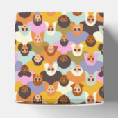 レトロ女性の世界のパターン フェイバーボックス (上部)