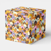 レトロ女性の世界のパターン フェイバーボックス (裏面サイド)