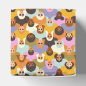 レトロ女性の世界のパターン フェイバーボックス (上部)