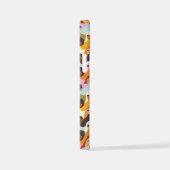 レトロ女性の世界のパターン iPhoneケース (右側面)