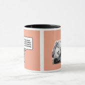 レトロ女性オン電話，ドラマ マグカップ (中央)