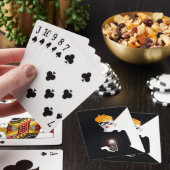 レトロ女性カメラアーポップ・アートのト トランプ (インサイチュ)